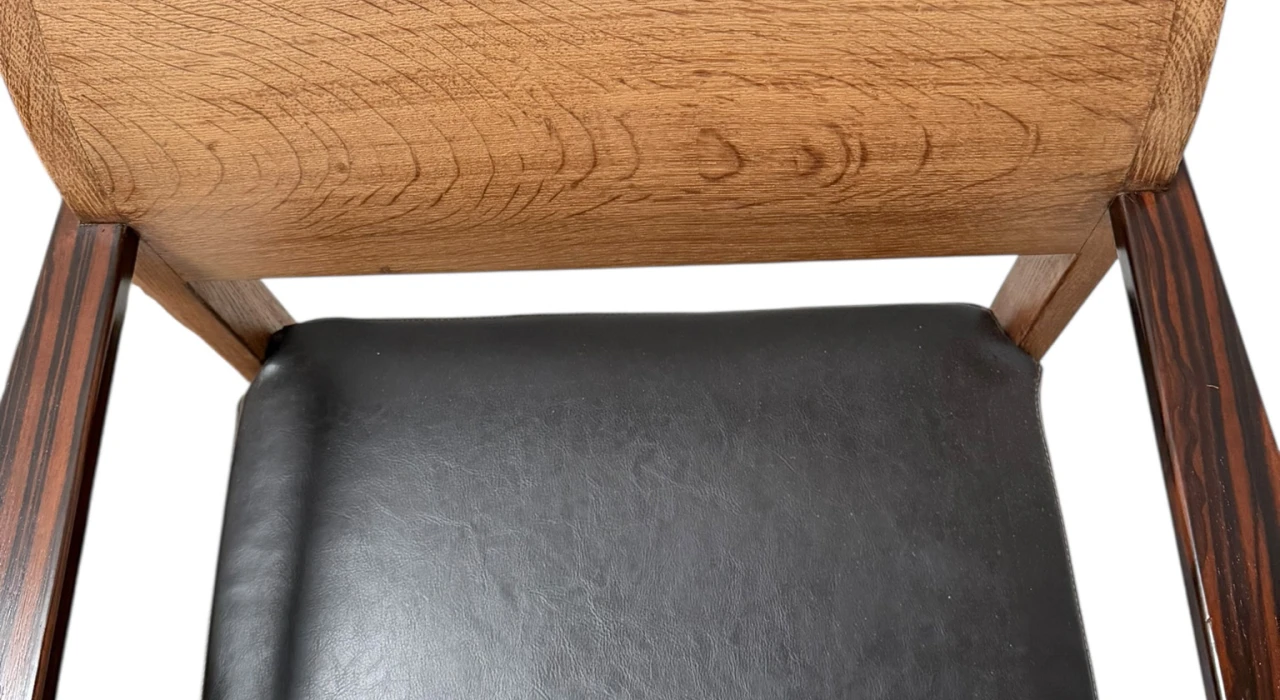 Two Art Deco Modernist Armchairs by Anton Lucas for N.V. Meubelkunst, 1920s